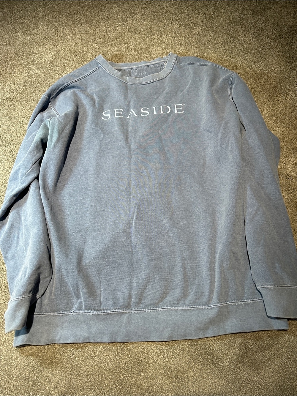 Seaside Crewneck Sweatshirt - Dusty Blue